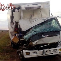 В Сорочинском городском округе мини-грузовик влетел в комбайн