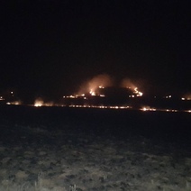 Степной пожар напугал жителей села Светлогорка Оренбургского района