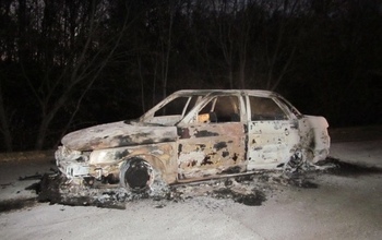 В Бугуруслане парни сожгли один из угнанных автомобилей