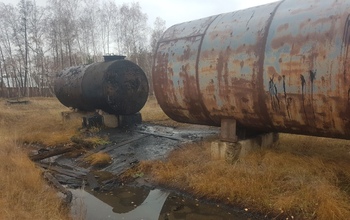 Вблизи Бузулукского бора никто не спешит устранять разлив мазута