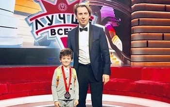 7-летний оренбуржец Миша Мяло выступил в программе Максима Галкина