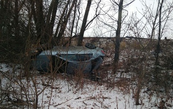Под Оренбургом перевернулась Toyota Corolla