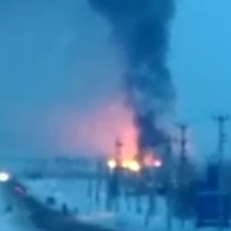 В Оренбуржье горит завод промышленного цинкования