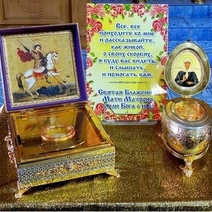 Святые мощи Блаженной Матроны и Георгия Победоносца прибудут в Оренбург