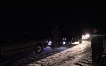 В Новоорске рыбаки попали в снежный затор