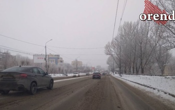 Оренбуржцы жалуются на перебор с реагентами на дорогах