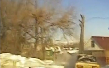 Погоня в Бугуруслане закончилась поваленным столбом и сбегающими пассажирами