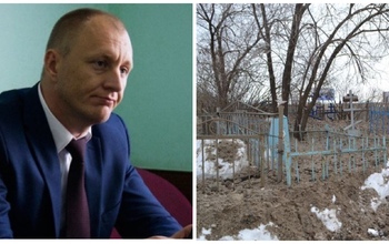 Кого накажут за грязный снег на оренбургском кладбище