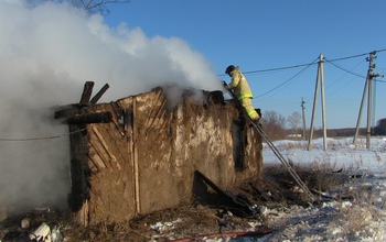 В Саракташском районе на пожаре в жилом доме пострадали люди