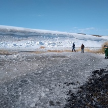 Для безопасного прохождения паводка в Оренбуржье начали взрывать лед