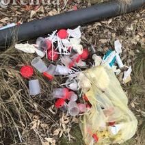 Жителей Кушкулей обескуражила находка с анализами и пробирками с кровью