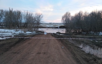 В Оренбуржье затоплены уже 14 мостов