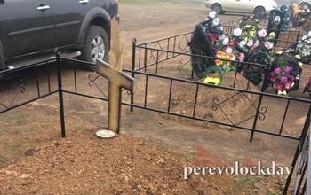 Переволоцкая полиция задержала виновного в надругательстве над могилами усопших