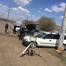 В Оренбурге парни не дали 