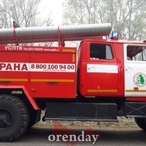 Под Оренбургом четвертый день горит лес