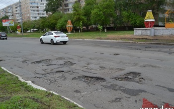 В Оренбурге ямочный ремонт произведен лишь на 65 % от аварийных участков