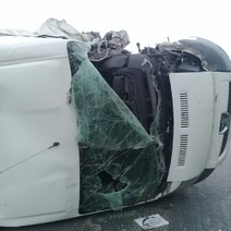 Под Саратовом рейсовый автобус «Оренбург-Махачкала» попал в ДТП: 11 человек пострадали