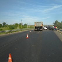 «Скания» снесла пять легковушек в Сорочинском городском округе