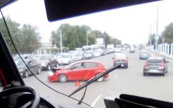 В Оренбурге произошло очередное ДТП с такси