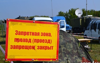 В Оренбуржье по «террористам» ударили с воздуха и с БТР 