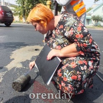 Новый асфальт в Оренбурге проверяют на прочность
