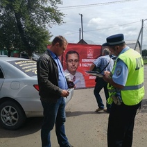 Водитель пытался задавить депутата Оренбургского горсовета Дениса Батурина