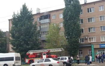 В оренбургской многоэтажке вспыхнул пожар