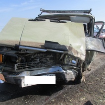 Из-за столкновения 