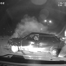 Задержали бузулучанина,который во время погони повредил остановку и магазин