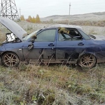 В Оренбуржье угнанный автомобиль попал в серьезную аварию