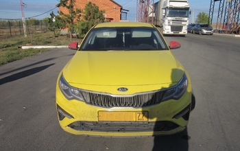 Угнанную иномарку KIA задержали на оренбургской границе
