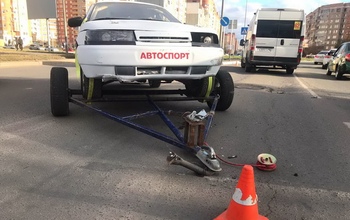 В Оренбурге отсоединившийся от машины прицеп привел к травмам ребенка