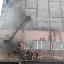 В Сорочинске на элеваторе случился пожар