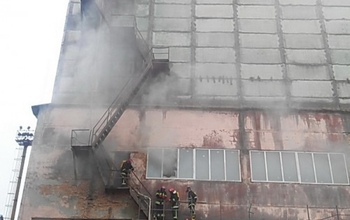 В Сорочинске на элеваторе случился пожар