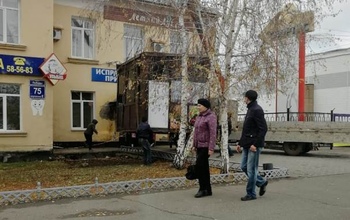В Оренбурге продолжают появляться незаконные торговые киоски