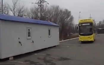 В Оренбурге водителям, пожаловавшимся на холодный вагончик, принесли «тепловую пушку»