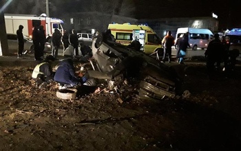 В Орске в серьезном ДТП пострадали пять человек