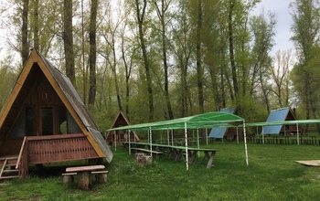 Под Оренбургом горела база отдыха