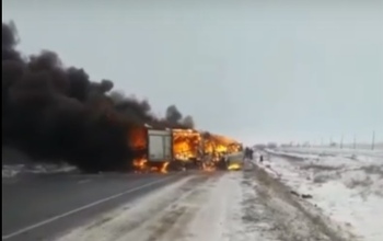 Очевидцы смертельного ДТП под Соль-Илецком: 