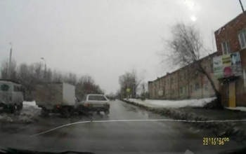 ДТП в Бугуруслане попало на видеорегистратор