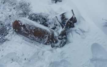 Под Оренбургом местный житель нашел бомбу времен Великой Отечественной войны