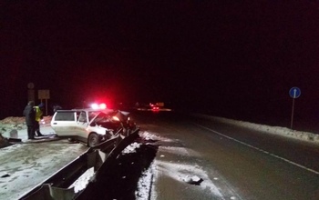 В Оренбуржье попавший в ДТП водитель заплатит штраф за сломанное дорожное ограждение