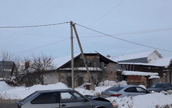 В час пик в Оренбурге не разъехались автомобили