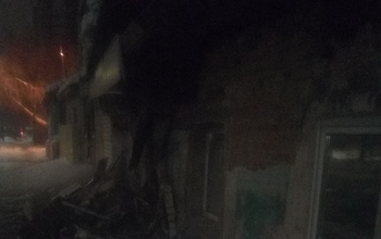 В Оренбурге на Комсомольской частично обрушилась стена жилого дома