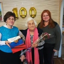 Оренбурженка отметила столетний юбилей