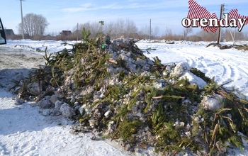 В Оренбурге на озере Коровье спустя месяц после Крещения устроили уборку