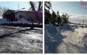 Февраль в Оренбурге vs февраль в глубинке (ФОТО)