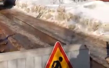 Жители Ростошей жалуются на залитые водой улицы