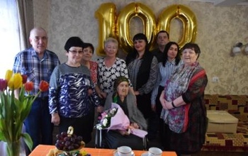 Оренбурженка отметила вековой юбилей