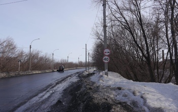 В Медногорске на мосту после ремонта пропали некоторые дорожные знаки